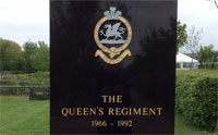 The Queen's Regiment Memorial, National Memorial Arboretum